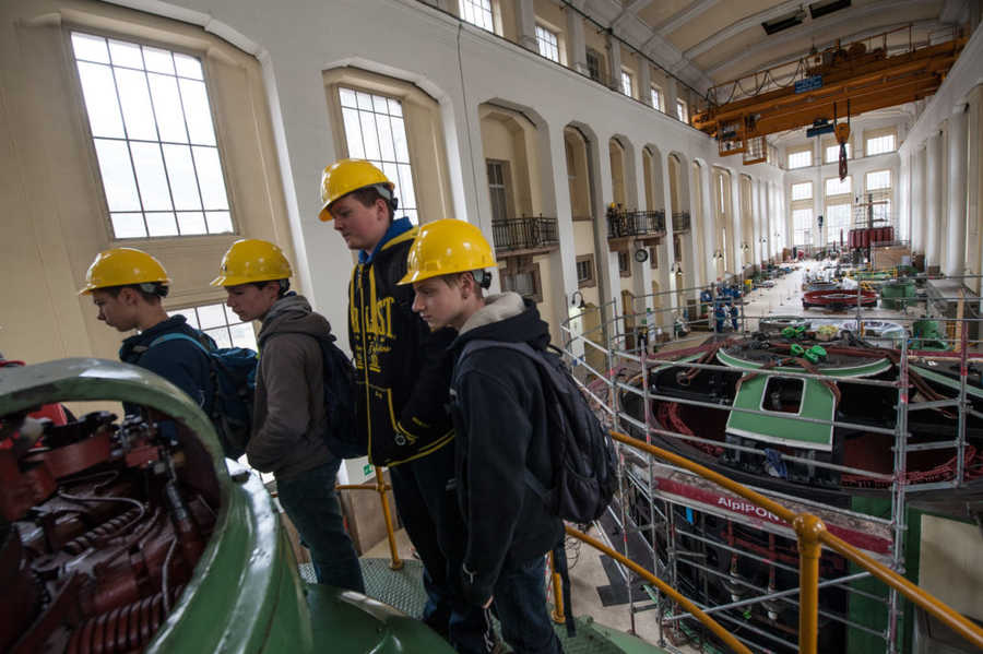 Visita guidata in una centrale